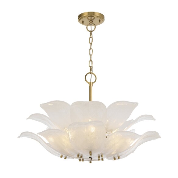 C MONTE PE8-BRS - MONTE 8 LIGHT PENDANT - BRASS