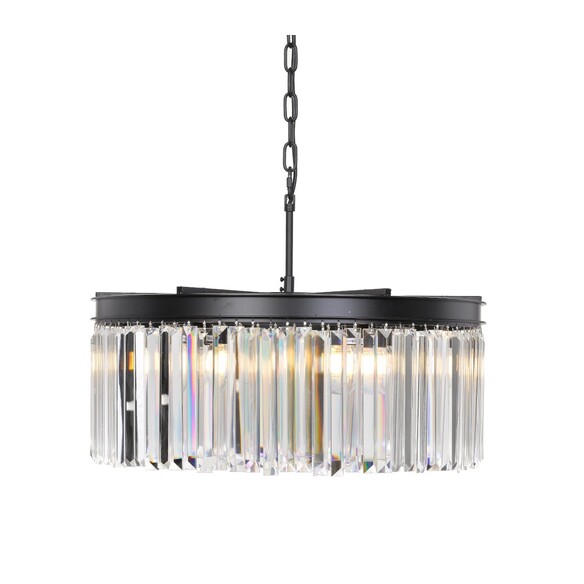 C SERENE PE06-BK - SERENE 6 LIGHTS PENDANT - BLACK