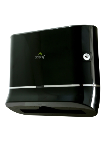 Dolphy Multifold Paper Towel Dispenser Black - DPDR0002