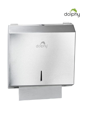 Dolphy Stainless Steel Multifold Paper Towel Dispenser - DPDR0027