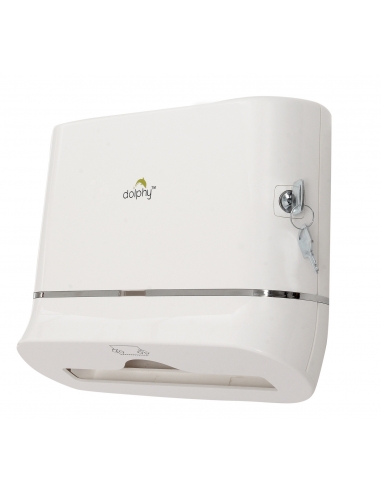 DPDR0001 - Dolphy Multifold Paper Towel White Dispenser