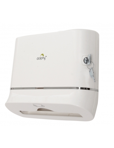 Dolphy Multifold Paper Towel White Dispenser - DPDR0001