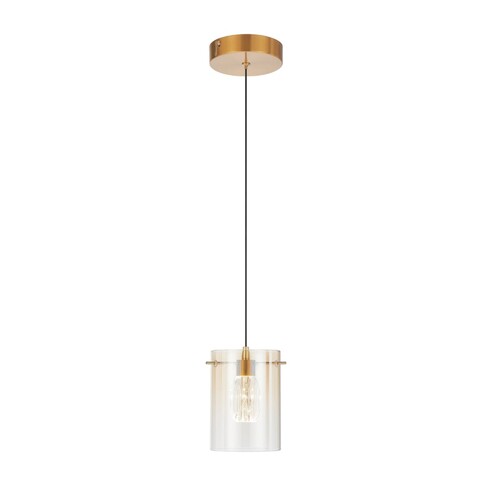 CREVIL PE1-BKSM - CREVIL 1 LIGHT PENDANT - BLACK