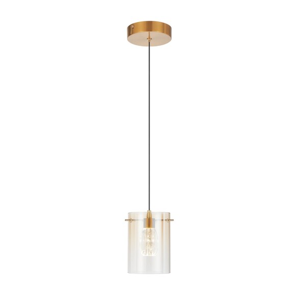 CREVIL PE1-BKSM - CREVIL 1 LIGHT PENDANT - BLACK