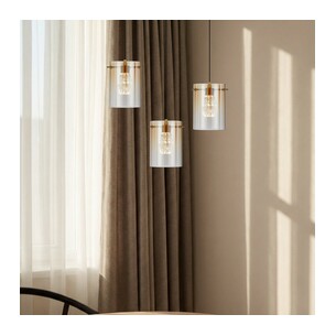 CREVIL PE1-BKSM - CREVIL 1 LIGHT PENDANT - BLACKCREVIL PE1-BKSM 2