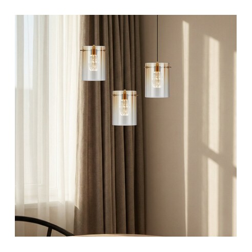 CREVIL PE1-BKSM - CREVIL 1 LIGHT PENDANT - BLACKCREVIL PE1-BKSM