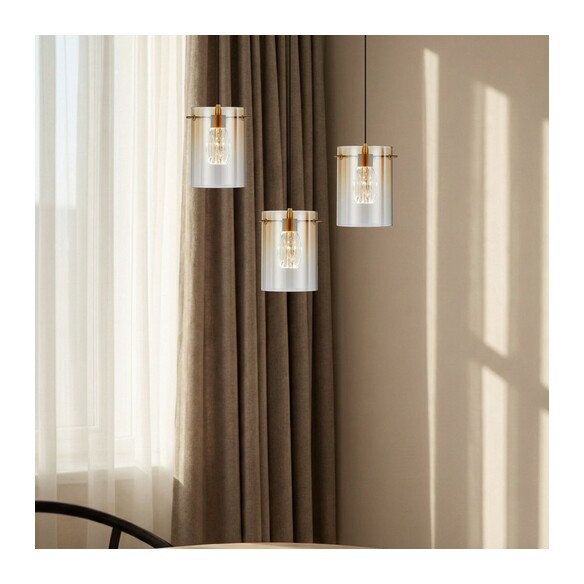 CREVIL PE1-BKSM - CREVIL 1 LIGHT PENDANT - BLACKCREVIL PE1-BKSM