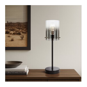 CREVIL TL-BKSM - CREVIL TABLE LAMP - BLACKCREVIL TL-BKSM 2