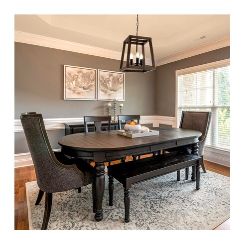 DALTON PE3-BK - DALTON 3 LIGHT PENDANT - BLACKDALTON PE3-BK