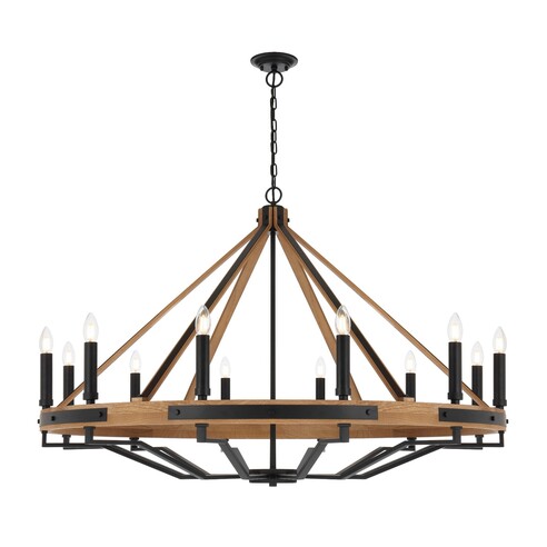 DARIEN PE12-ASH - DARIEN 12 LIGHT PENDANT