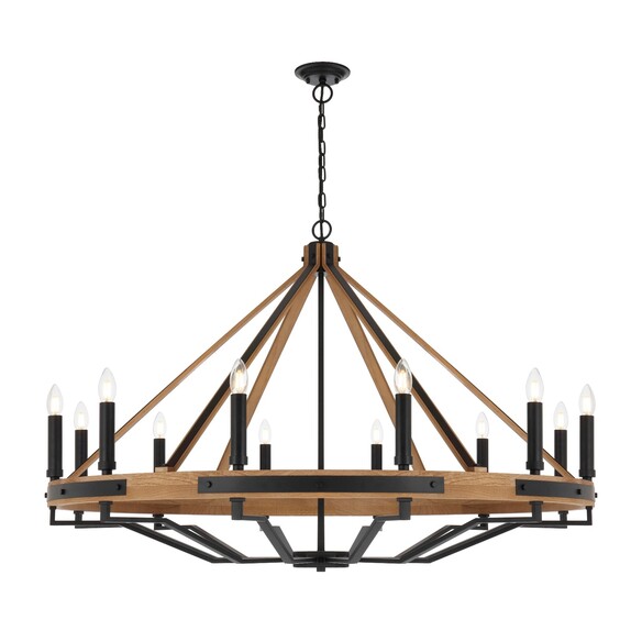 DARIEN PE12-ASH - DARIEN 12 LIGHT PENDANT