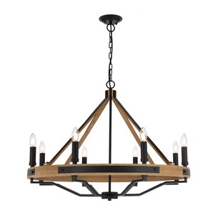 DARIEN PE8-ASH - DARIEN 8 LIGHT PENDANTDARIEN PE8-ASH