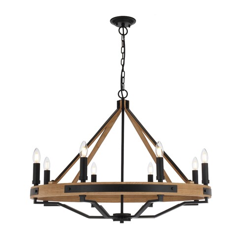 DARIEN PE8-ASH - DARIEN 8 LIGHT PENDANT