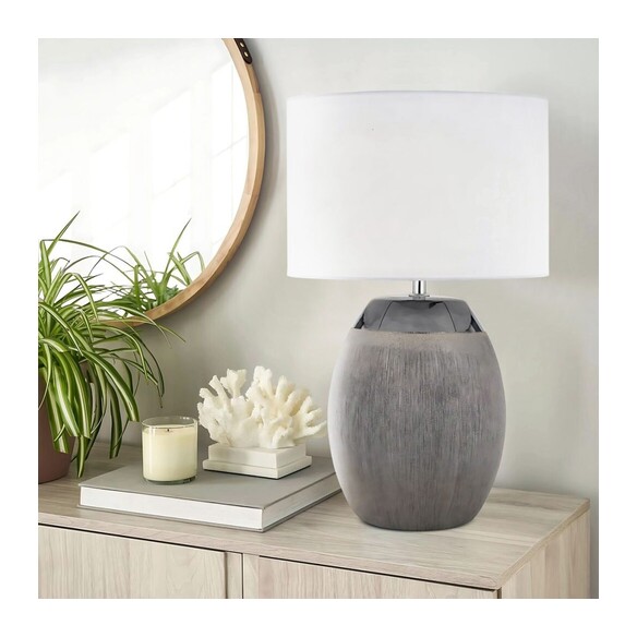 DILLION TL-SLWH - DILLION CERAMIC TABLE LAMP - DILLION TL-SLWH