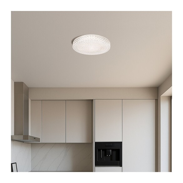 ELTZ OY40-CL3C - ELTZ 40CM LED OYSTER - ClearELTZ OY40-CL3C