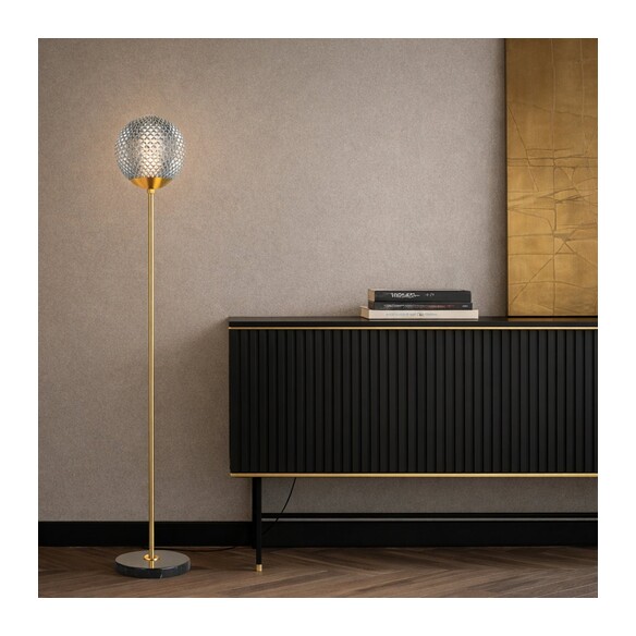 ELWICK FL-BKSM - ELWICK FLOOR LAMP - BLACKELWICK FL-BKSM