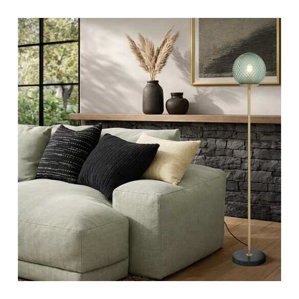 ELWICK FL-BKSM - ELWICK FLOOR LAMP - BLACKELWICK FL-BKSM