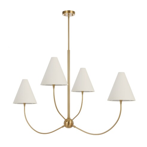 FARNIX PE04-AG - FARNIX 4 LIGHT PENDANT - ANTIQUE FARNIX PE04-AG