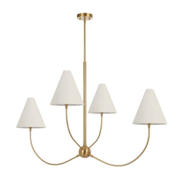 FARNIX PE04-AG - FARNIX 4 LIGHT PENDANT - ANTIQUE FARNIX PE04-AG