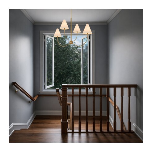 FARNIX PE04-AG - FARNIX 4 LIGHT PENDANT - ANTIQUE FARNIX PE04-AG