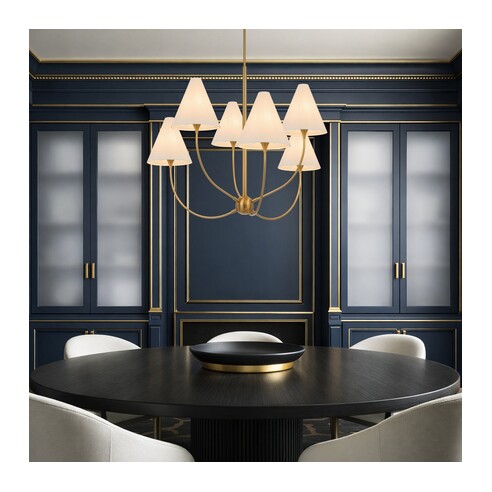 FARNIX PE06-AG - FARNIX 6 LIGHT PENDANT - ANTIQUE FARNIX PE06-AG
