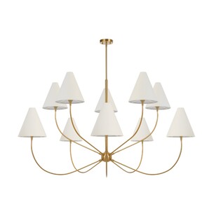 FARNIX PE10-AG - FARNIX 10 LIGHT PENDANT - ANTIQUE GOLDFARNIX PE10-AG