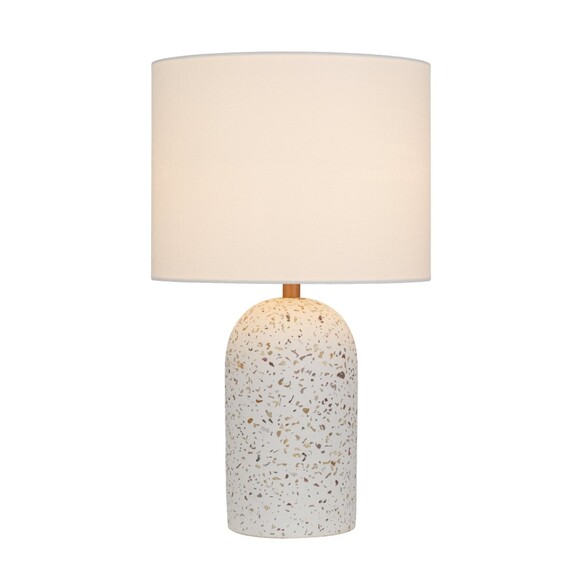 FEVIK TLM-WHTRIV - FEVIK TABLE LAMP MEDIUM - WHITE TERRAZZO