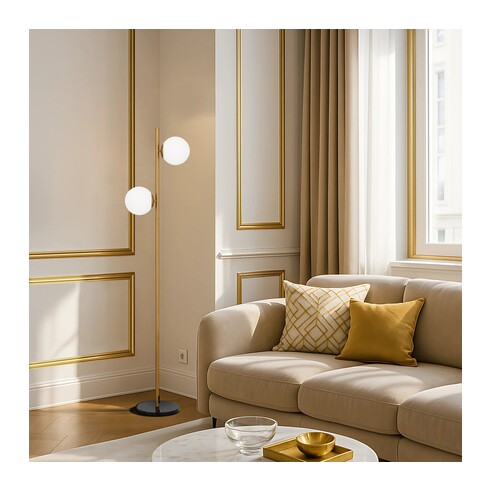 FIGARO FL2-AGOM - FIGARO 2 LIGHTS FLOOR LAMP - FIGARO FL2-AGOM