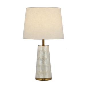 FUSELL TL-WHGD - FUSELL TABLE LAMP - WHITEFUSELL TL-WHGD