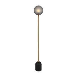 GINA FL-BKSM - GINA FLOOR LAMP - BLACKGINA FL-BKSM