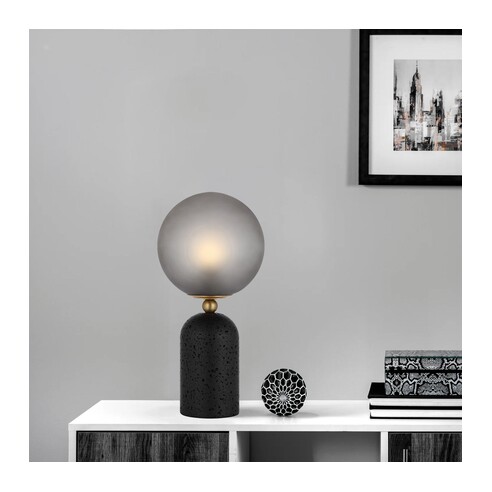 GINA TL-BKSM - GINA TABLE LAMP - BLACKGINA TL-BKSM