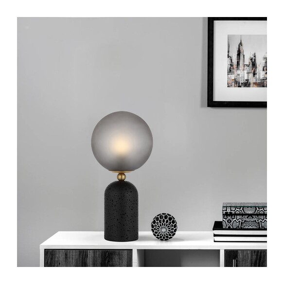 GINA TL-BKSM - GINA TABLE LAMP - BLACKGINA TL-BKSM