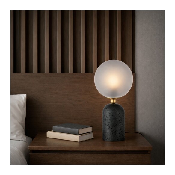 GINA TL-BKSM - GINA TABLE LAMP - BLACKGINA TL-BKSM