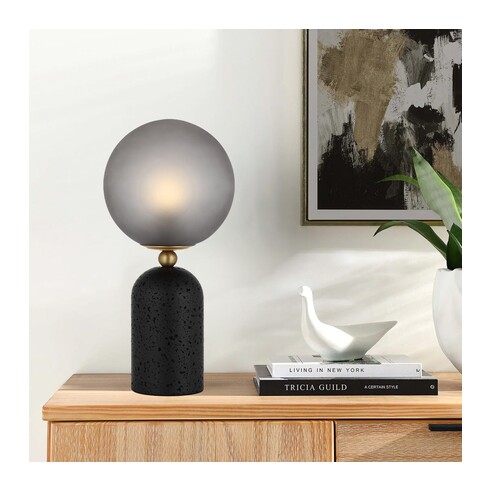 GINA TL-BKSM - GINA TABLE LAMP - BLACKGINA TL-BKSM