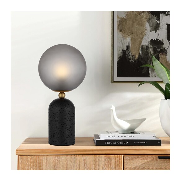 GINA TL-BKSM - GINA TABLE LAMP - BLACKGINA TL-BKSM