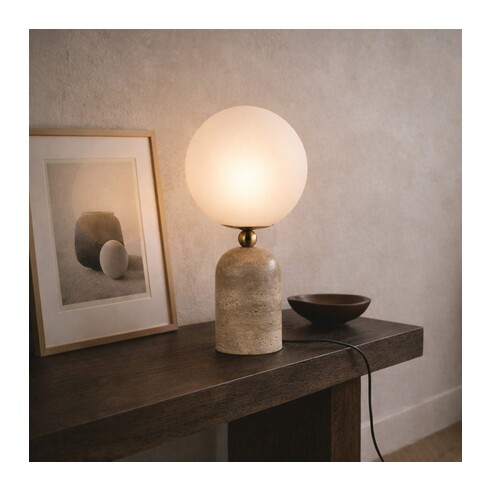GINA TL-BKSM - GINA TABLE LAMP - BLACKGINA TL-BKSM