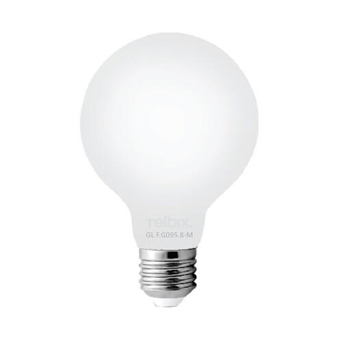 GL F.G095.8-M83D - E27 G95 8W LED GLOBE MILK DIM
