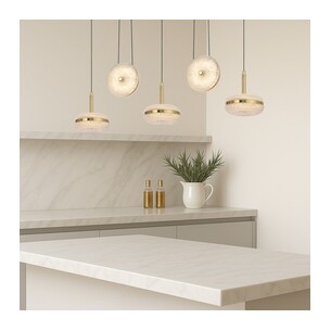 GOVAN PE5B-AG - GOVAN 5 LIGHT BAR PENDANT - ANTIQUE GOLDGOVAN PE5B-AG 2