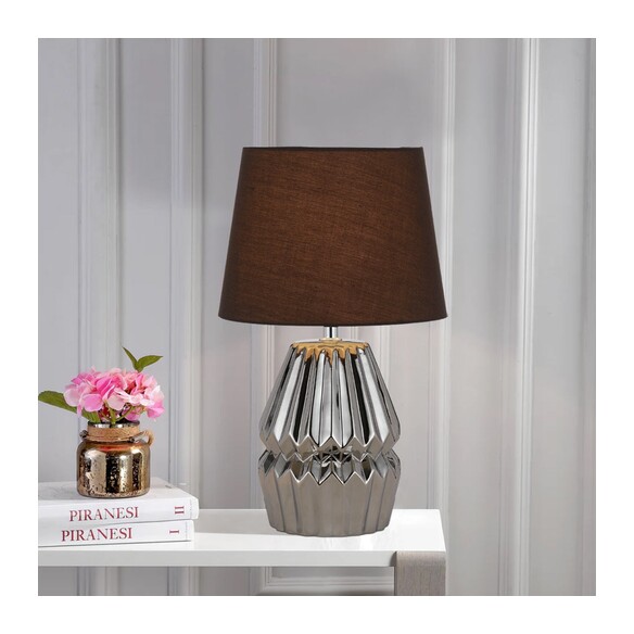 GREET TL-BKWH - GREET CERAMIC TABLE LAMP - BLACKGREET TL-BKWH