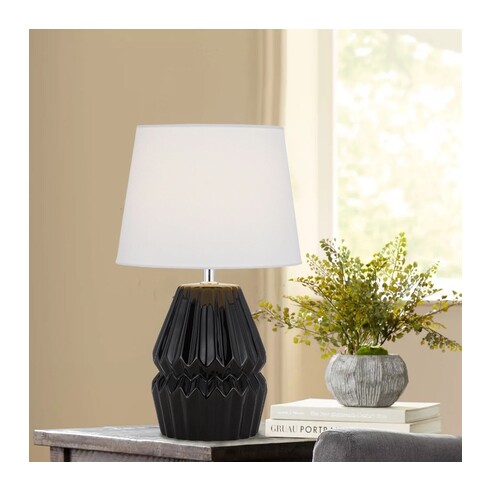 GREET TL-BSBK - GREET CERAMIC TABLE LAMPGREET TL-BSBK