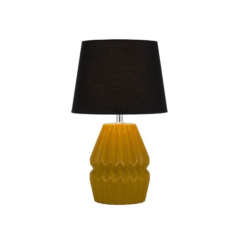 GREET TL-CHBR - GREET CERAMIC TABLE LAMP - CHROME