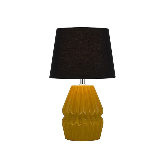 GREET TL-CHBR - GREET CERAMIC TABLE LAMP - CHROME