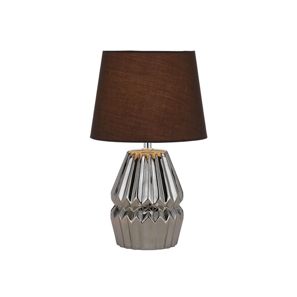GREET TL-CHBR - GREET CERAMIC TABLE LAMP - CHROMEGREET TL-CHBR