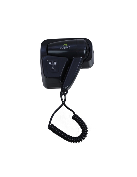 DPHD0018 - Dolphy Wall Mount Black Hair Dryer 1200 watt Height 240mm Width 180mm - Black