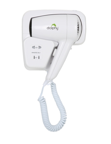Dolphy Wall Mount Hair Dryer White 1200W - DPHD0001