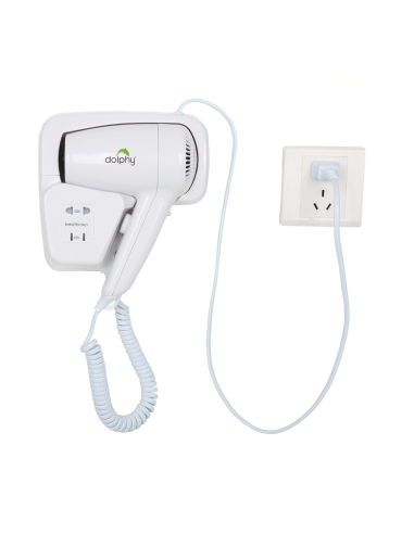 DOL-DPHD0001 - Dolphy Wall Mount Hair Dryer 1200 DOL-DPHD0001