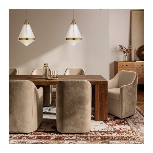 HARNON PE1-AG - HARNON 1 LIGHT PENDANT - ANTIQUE HARNON PE1-AG