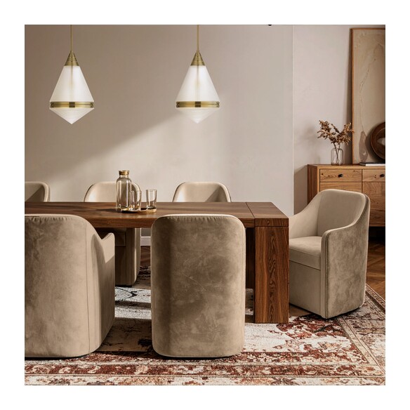 HARNON PE1-AG - HARNON 1 LIGHT PENDANT - ANTIQUE HARNON PE1-AG