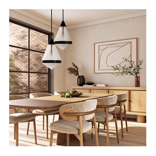 HARNON PE1-BK - HARNON 1 LIGHT PENDANT - BLACKHARNON PE1-BK 2