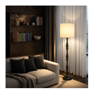 HOMMER FL-BKBE - HOMMER FLOOR LAMP - BLACKHOMMER FL-BKBE 2